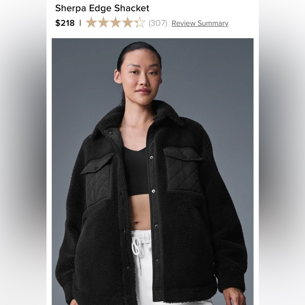 ALO Sherpa Edge Shacket